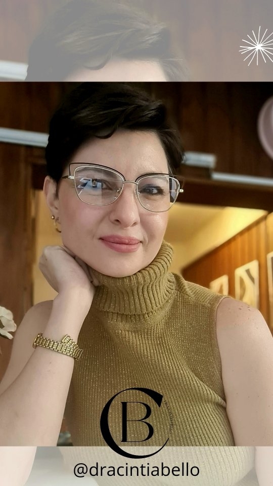 Retrato de la Dra. Cintia Bello en su consultorio